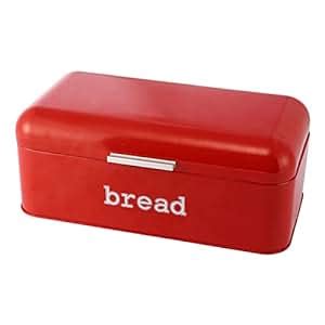 red shed metal bread box|Amazon.com: Red Bread Box.